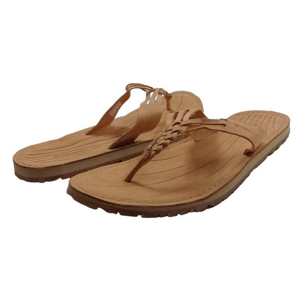 Speedo Women's Downshift Waterproof Thong Leather Flip Flop Sandals Size 9 - Picture 4 of 11